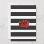 結婚記念日の銀とダイヤモンド 60周年 25 招待状 (裏面)