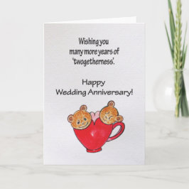 結婚記念日の願い カード