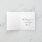 結婚記念日カード – おめでとうございます カード (内部)