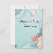 結婚記念日カード サンキューカード (正面)