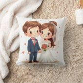 結婚記念日クッション クッション (ブランケット)