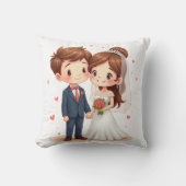 結婚記念日クッション クッション (正面)