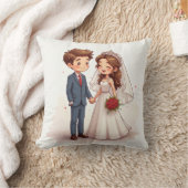 結婚記念日クッション クッション (ブランケット)