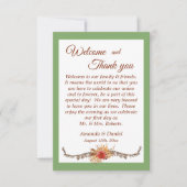 結婚記念日サンキューカード サンキューカード (正面)