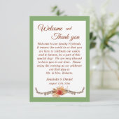 結婚記念日サンキューカード サンキューカード (スタンド正面)