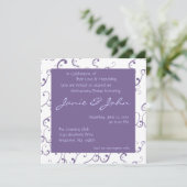 結婚記念日ディナー招待状 招待状 (スタンド正面)