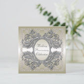 結婚記念日パーティーの招待状 招待状 (スタンド正面)