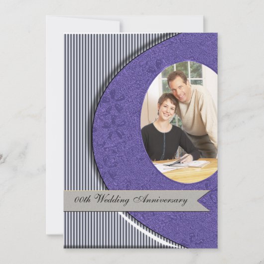 結婚記念日パーティー招待状 招待状 (正面)