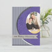 結婚記念日パーティー招待状 招待状 (スタンド正面)