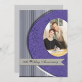 結婚記念日パーティー招待状 招待状 (正面/裏面)