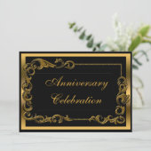 結婚記念日パーティー招待状 招待状 (スタンド正面)