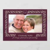 結婚記念日パーティー | オーダーメイド写真 サンキューカード (正面)