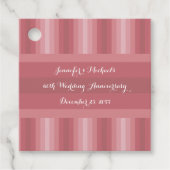 結婚記念日パーティー ブライダルシャワー ダスティローズ フェイバータグ (正面)