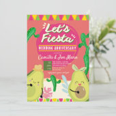 結婚記念日フィエスタ招待状 招待状 (スタンド正面)