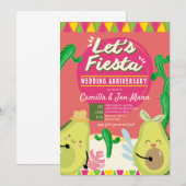 結婚記念日フィエスタ招待状 招待状 (正面/裏面)