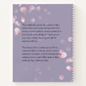 結婚記念日フィクション本カバーノート ノートブック (裏面)