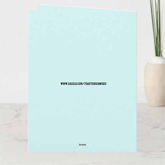 結婚記念日フランスのの夫メイドカード カード (裏面)