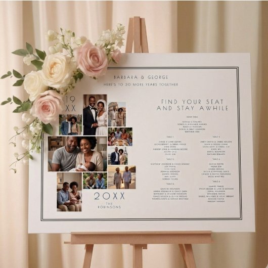 結婚記念日座席表TMF26 ポスター