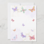 結婚記念日招待状カード 招待状 (裏面)