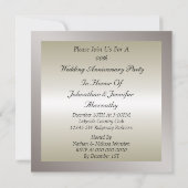 結婚記念日招待状 招待状 (裏面)