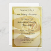 結婚記念日招待状 招待状 (正面/裏面)