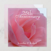 結婚記念日招待状 招待状 (正面/裏面)