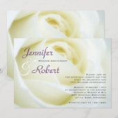 結婚記念日招待状 招待状 (正面/裏面)