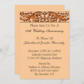 結婚記念日招待状 招待状 (正面/裏面)