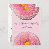 結婚記念日招待状 招待状 (正面/裏面)