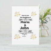 結婚記念日招待状 招待状 (スタンド正面)