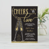 結婚記念日招待状、疑似グリッター 招待状 (スタンド正面)