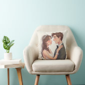 結婚記念日枕カバー クッション (椅子)