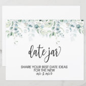 結婚記念日瓶詰めサイン - ユーカリの結婚式 (正面/裏面)