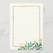 結婚記念日祝賀 招待状 (裏面)