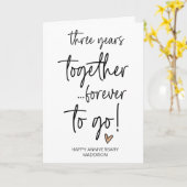 結婚記念日結婚夫5年 カード (黄色い花)