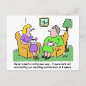 結婚記念日 お祝い ポストカード (正面)