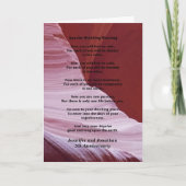 結婚記念日 アパッチの祝福 感じる雨はない カード (正面)