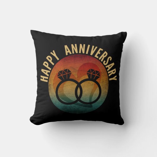 結婚記念日 オーダーメイド ギフト クッション (正面)