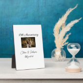 結婚記念日 カップル 名前 年 画像 テキストを追加 フォトプラーク (側面)