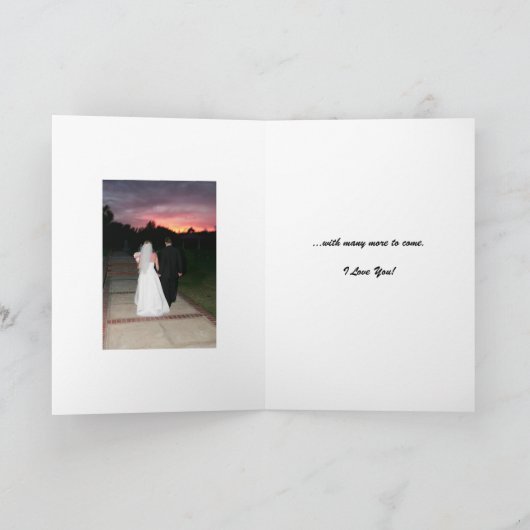 結婚記念日 カード (内部)