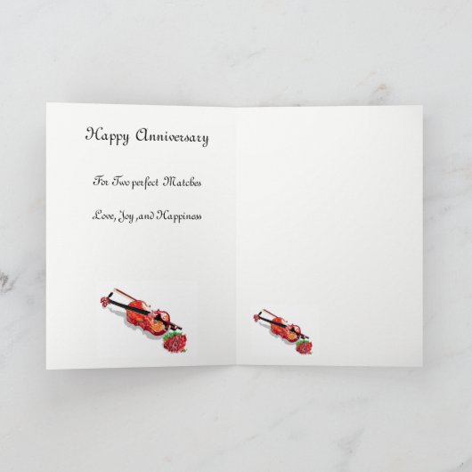 結婚記念日 カード (内部)