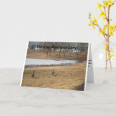 結婚記念日 カード (黄色い花)