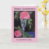 結婚記念日/グリーティングカード カード (黄色い花)