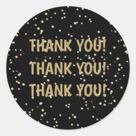 結婚記念日 ゴールド グリッター ラウンドシール