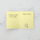 結婚記念日：ラブストーリー カード (内部)