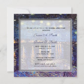 結婚記念日、ラ・ローヌの星月夜 招待状 (裏面)