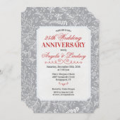 結婚記念日 冬の招待状 招待状 (正面/裏面)