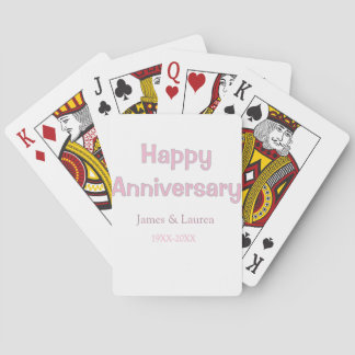 結婚記念日 名前 日付 年 ピンク グレー トランプ