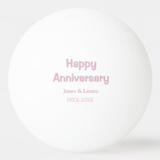 結婚記念日 名前 日付 年 ピンク グレー 卓球ボール