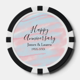 結婚記念日 名前 日付 年 ペーストル ポーカーチップ
